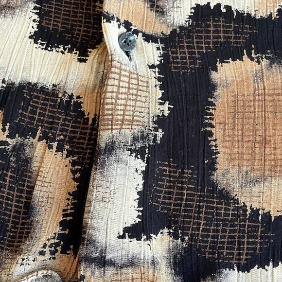 Riscatto men’s short sleeve Shirts Collared Button Up Hawaiian Beach Summer XL - Picture 6 of 10